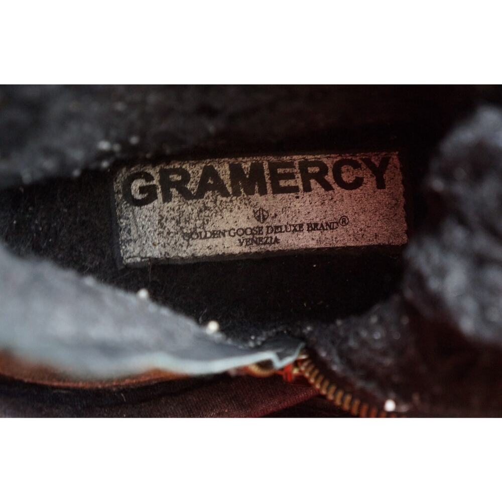 Unisex Golden Goose Gramercy Distressed Suede Lace Boot Size 41 Women 10/ Men 8 - Picture 12 of 12